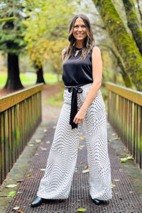 Joseph Ribkoff - Chic Polka Dot Pants
