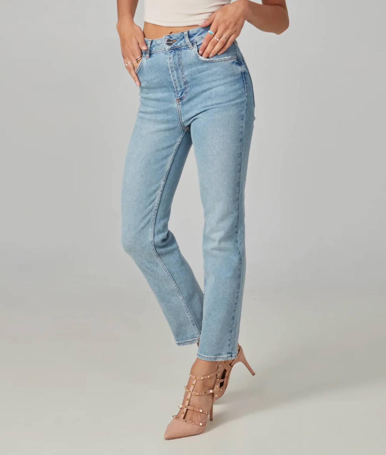 Lola Hats - Denver High Rise Straight Jeans