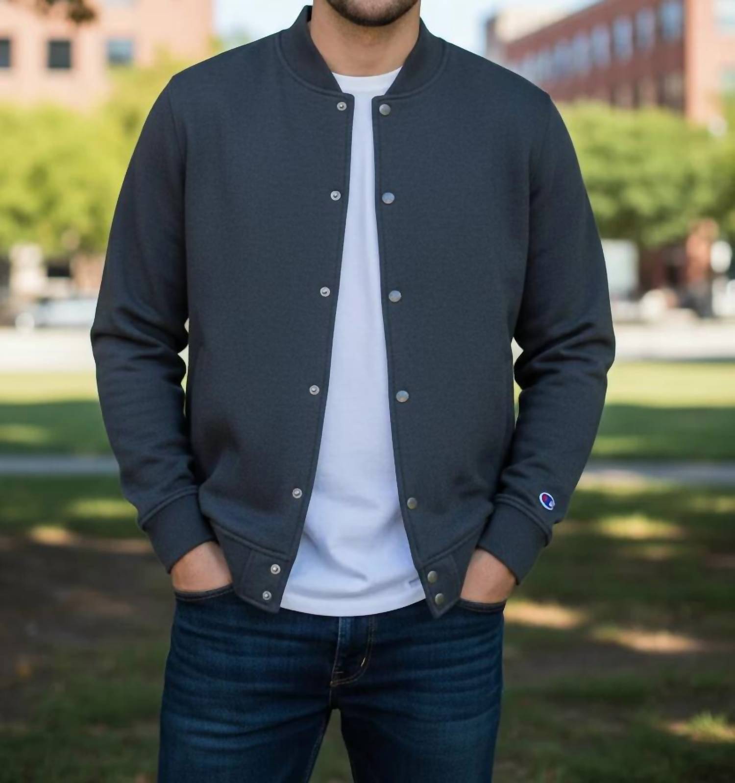 Champion - Snap Up Athletic Wear Varsity Bomber Jacket