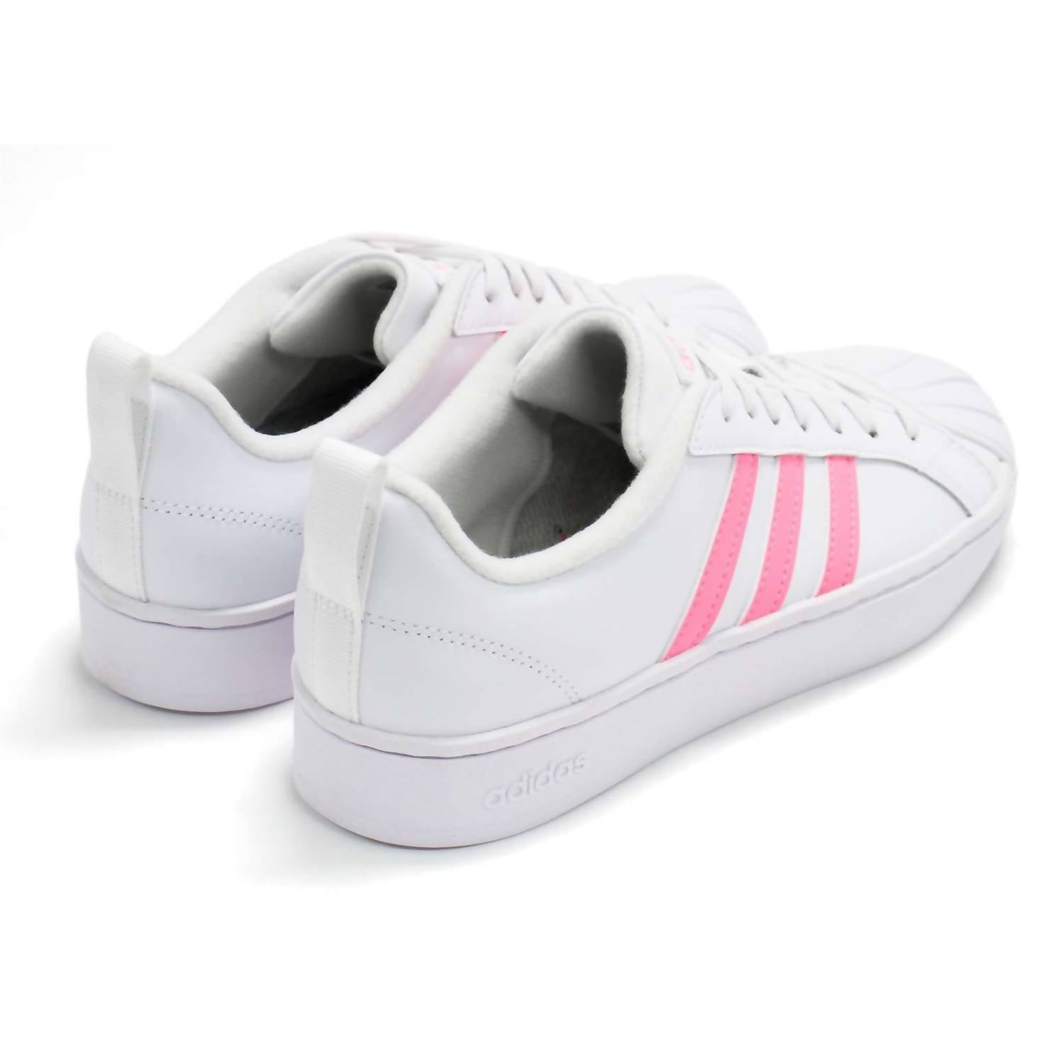 adidas Girl's Streetcheck Lace-up Sneakers in white - kids' sneaker - alternate view