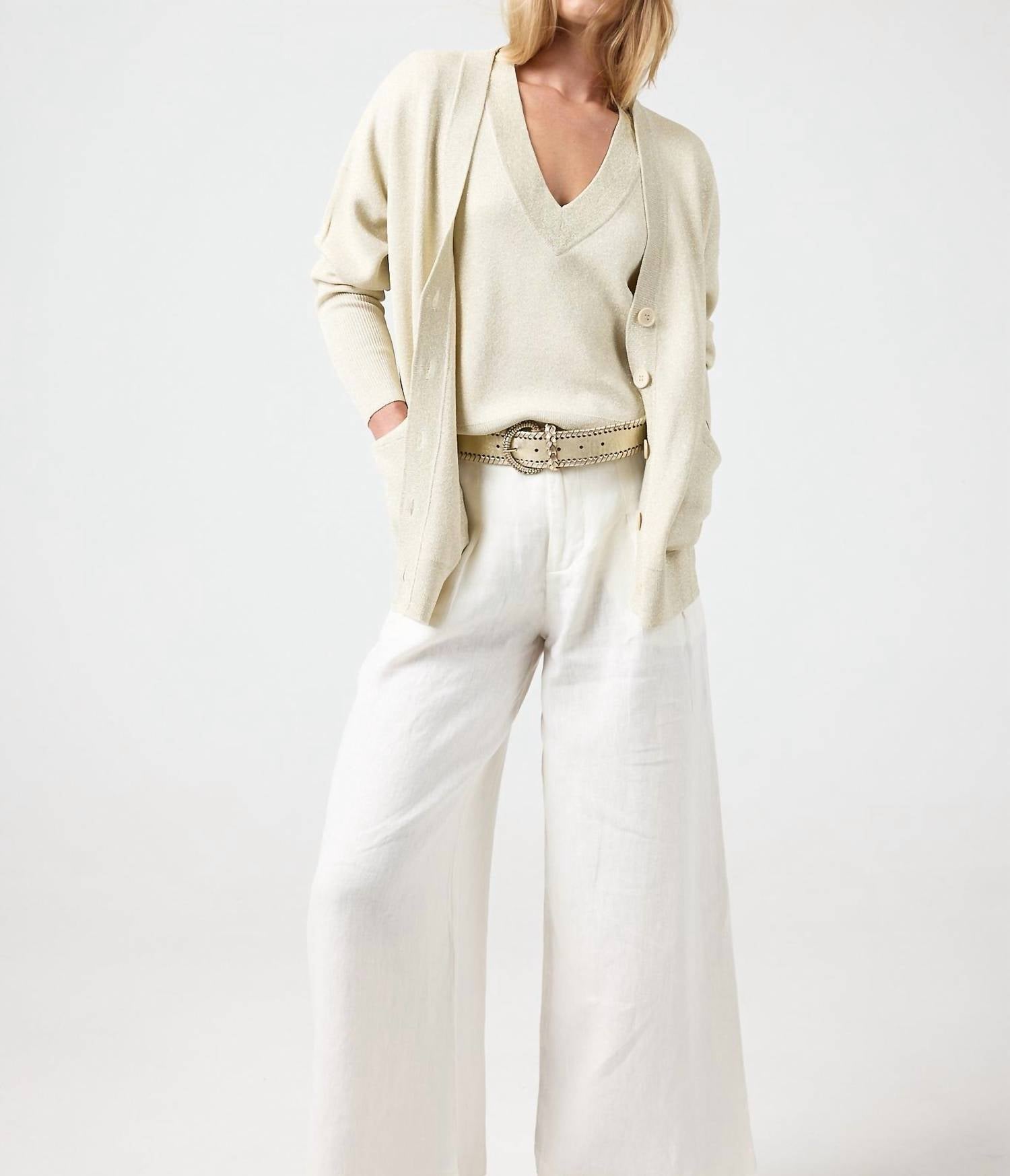 Lanhtropy - Aspen Glitter Cardigan