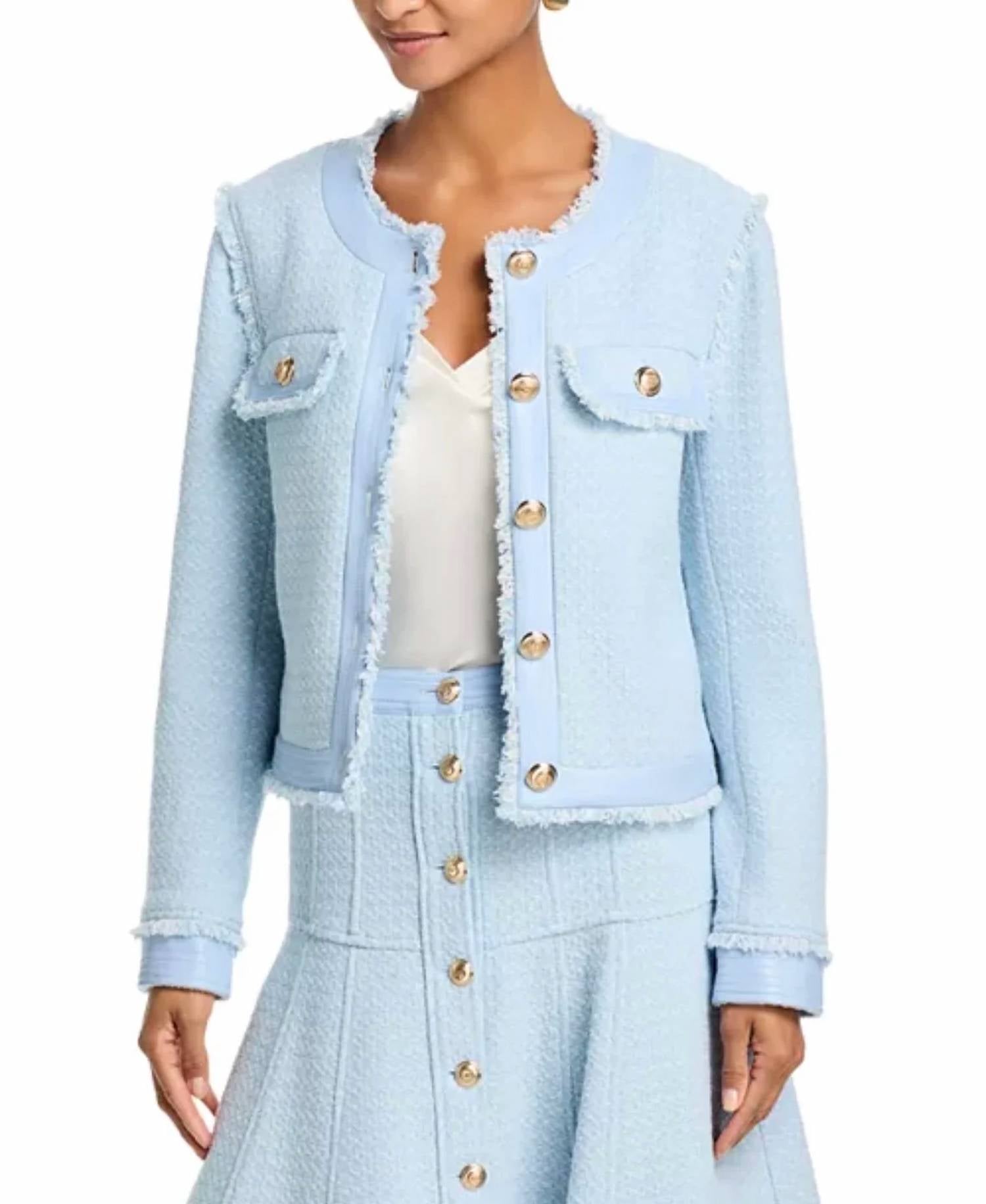 Cinq A Sept - BIRDSEYE TWEED DEVA JACKET