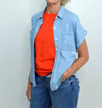 Fairfax & Favor - Quincy Star Print Short Sleeve Top
