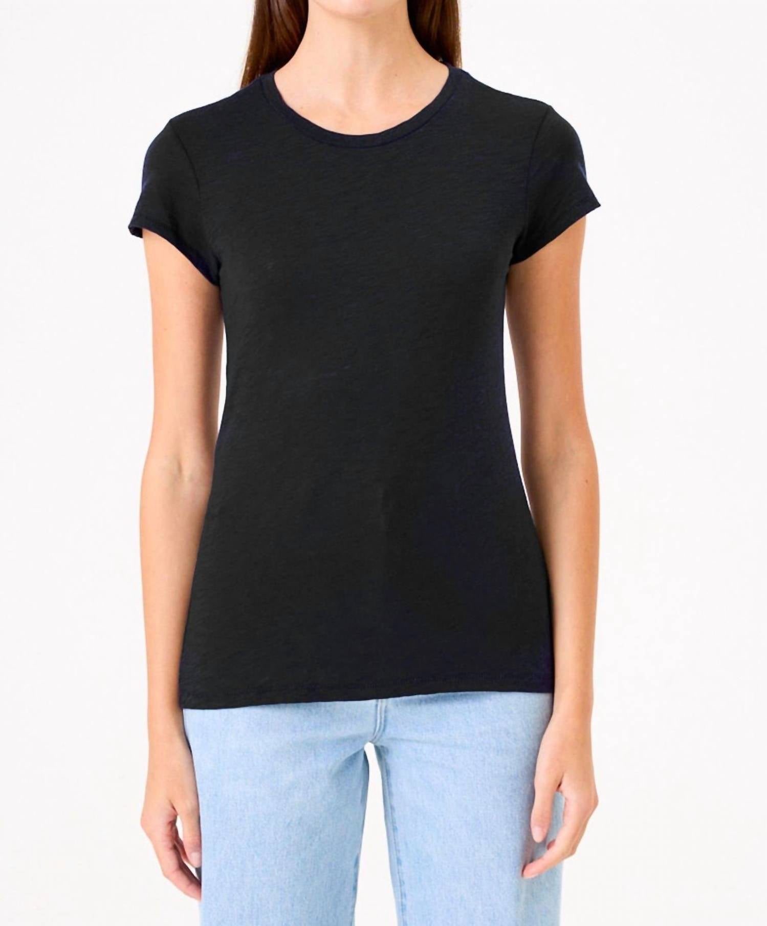 Goldie - Short Sleeve Slub Crew Tee