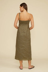 Lucy Paris - Dezie Bead Detail Midi Dress