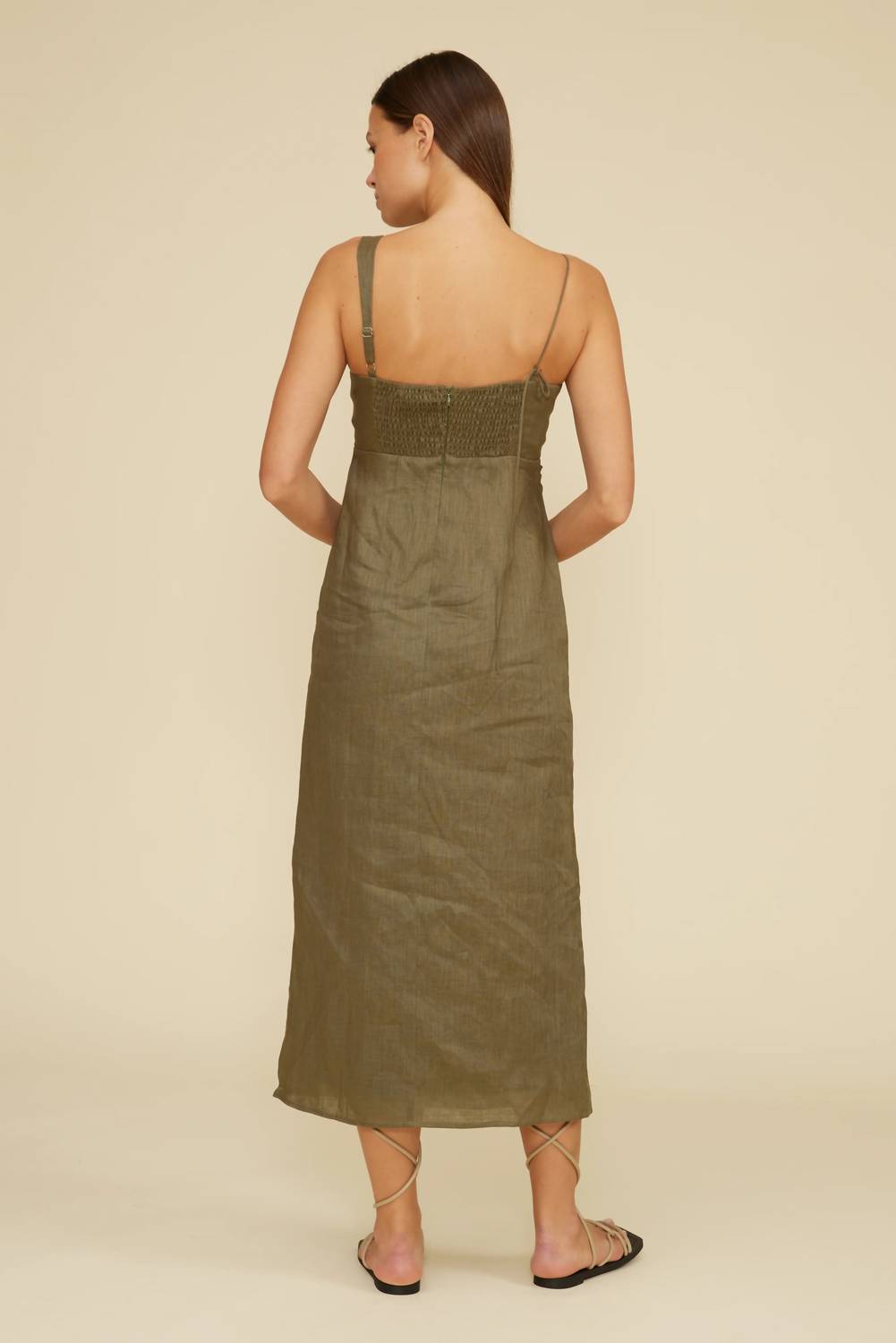 Lucy Paris - Dezie Bead Detail Midi Dress