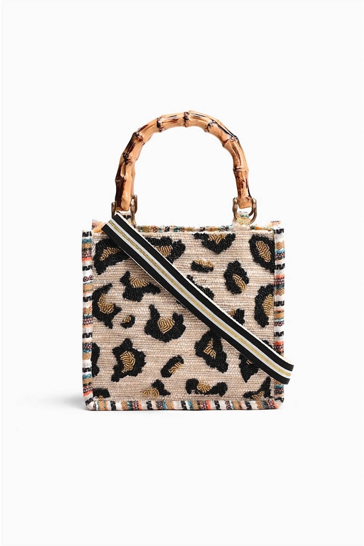 America & Beyond - Women's Luxe Leopard Day Handbag