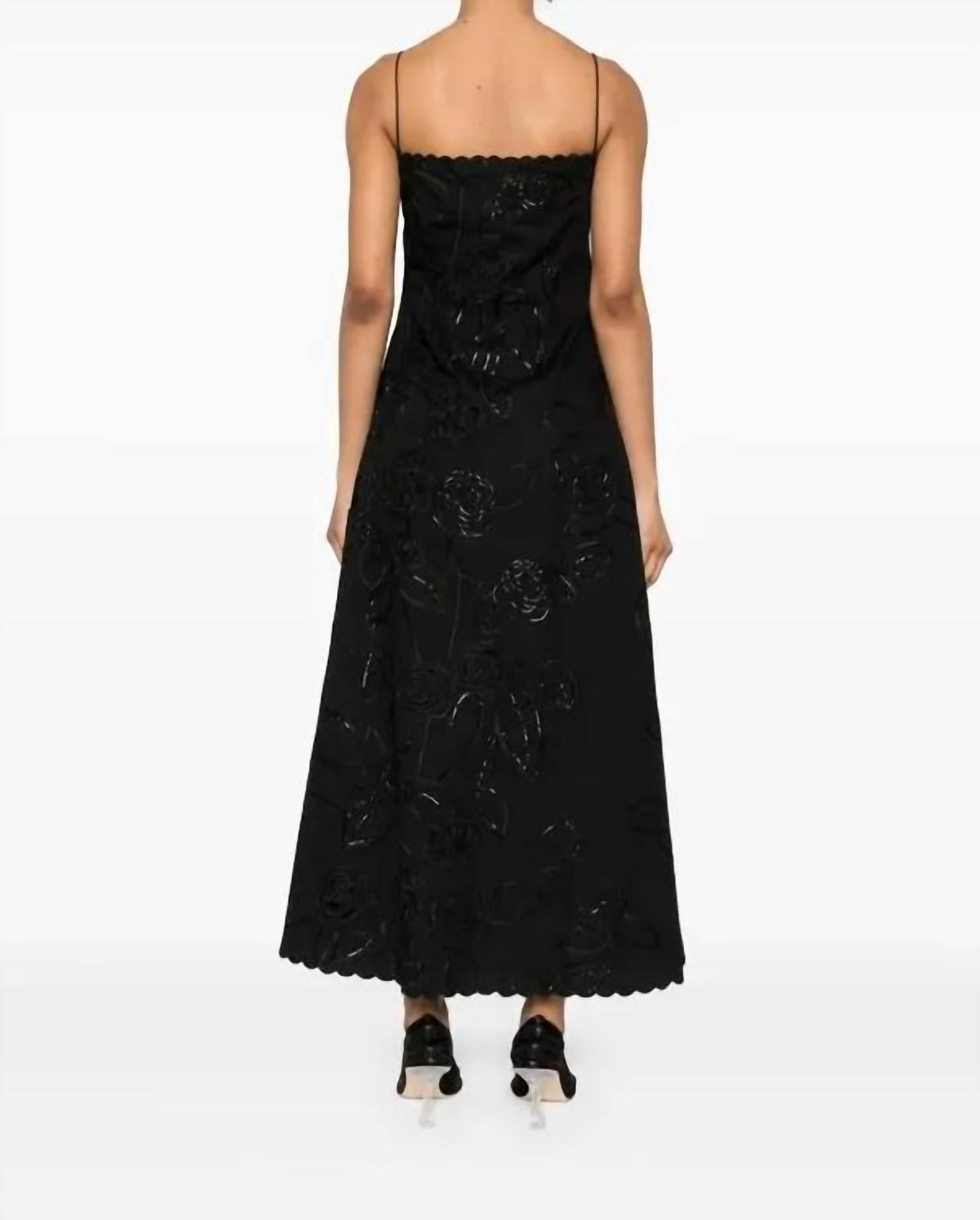 Bernadette - Petit Beurre Embroidered Dress