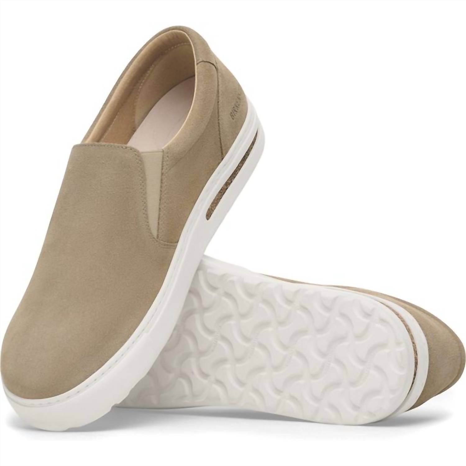 BIRKENSTOCK Women's Oswego Slip On Shoe in taupe - women's sneaker - view 4