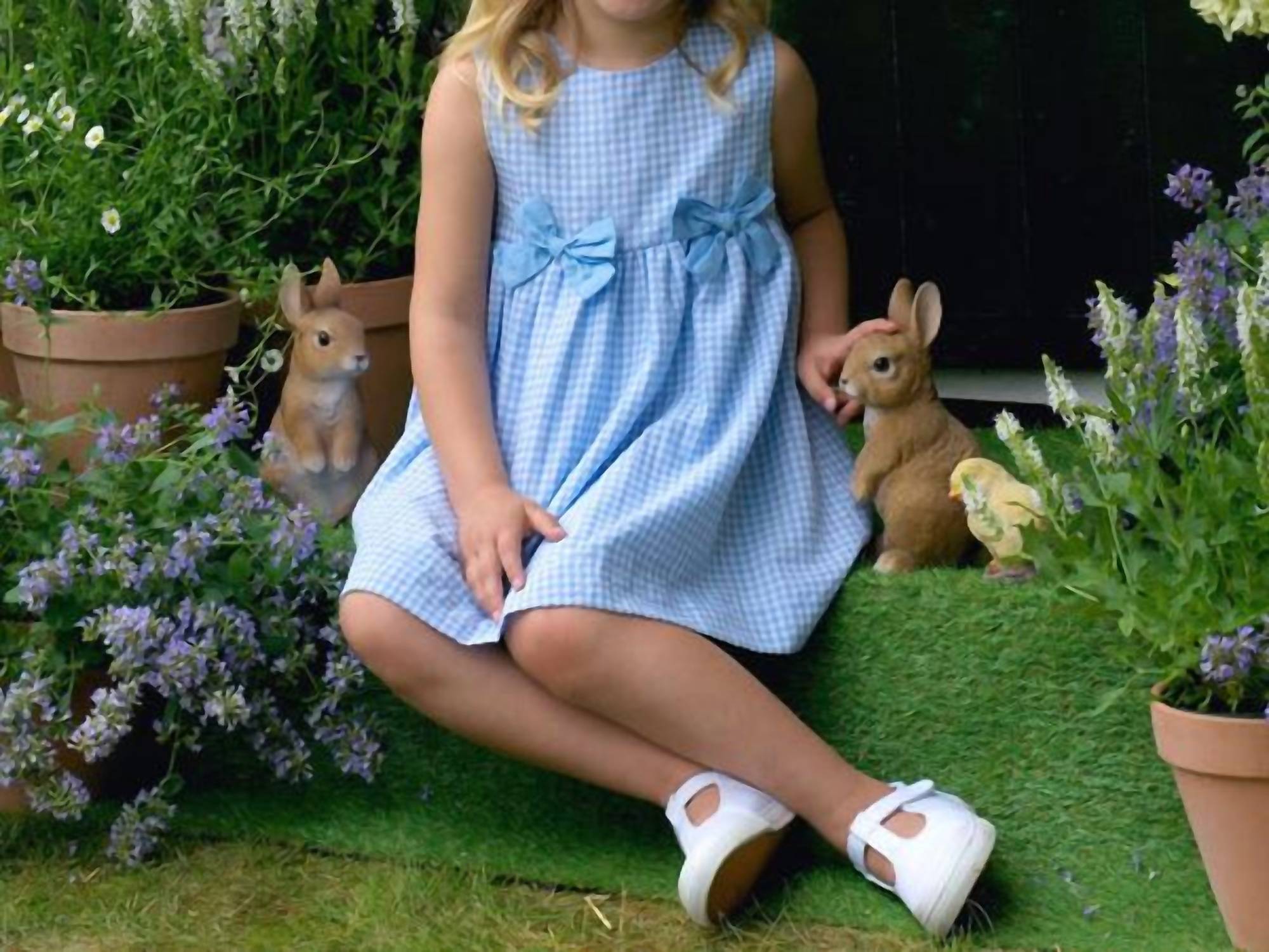 Rachel Riley - Girl's Check Bow Dress