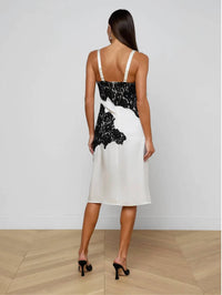 L'Agence - Fenna Silk Lace Dress