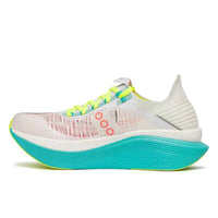 SAUCONY Unisex Endorphin Elite 2 Running Shoes in white mutant - women's shoe - detail view