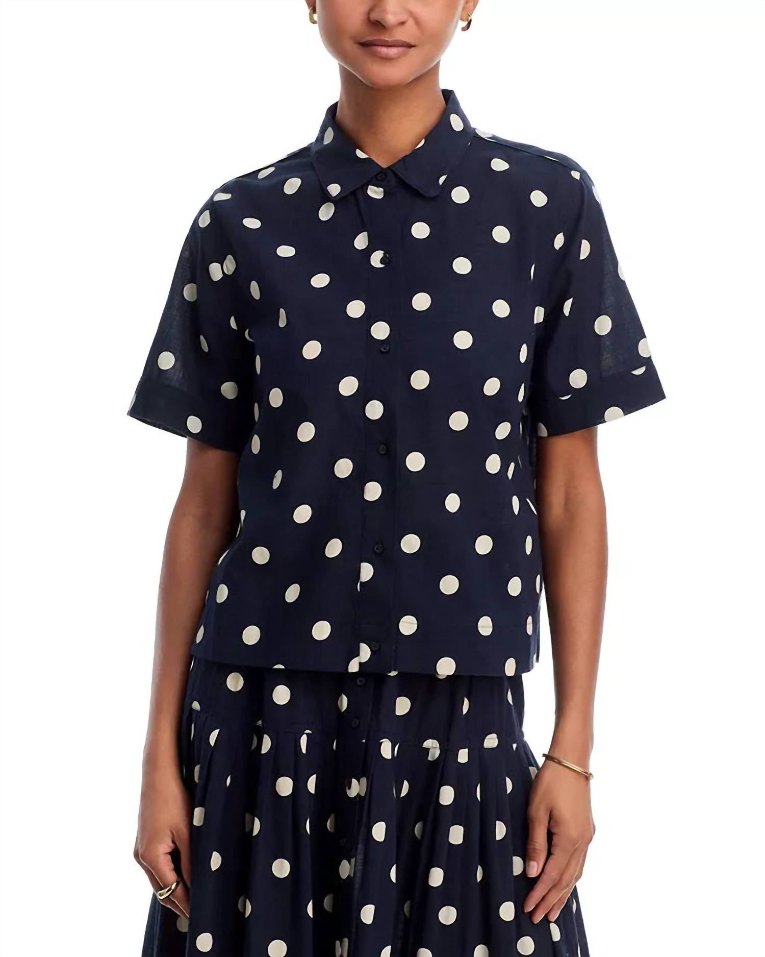 The Great. - Messenger Button Down Top