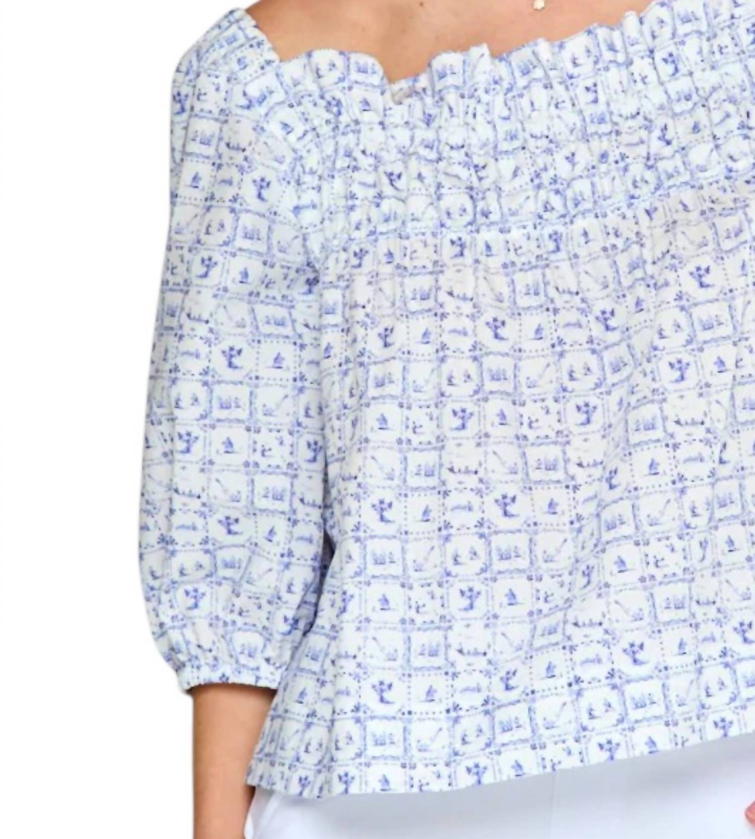 Sara Campbell - Felicity Balloon Sleeves Blouse