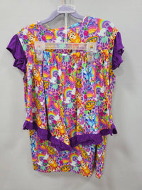 Charlies Project - Girl's Retro Pups Two Piece Loungewear Set