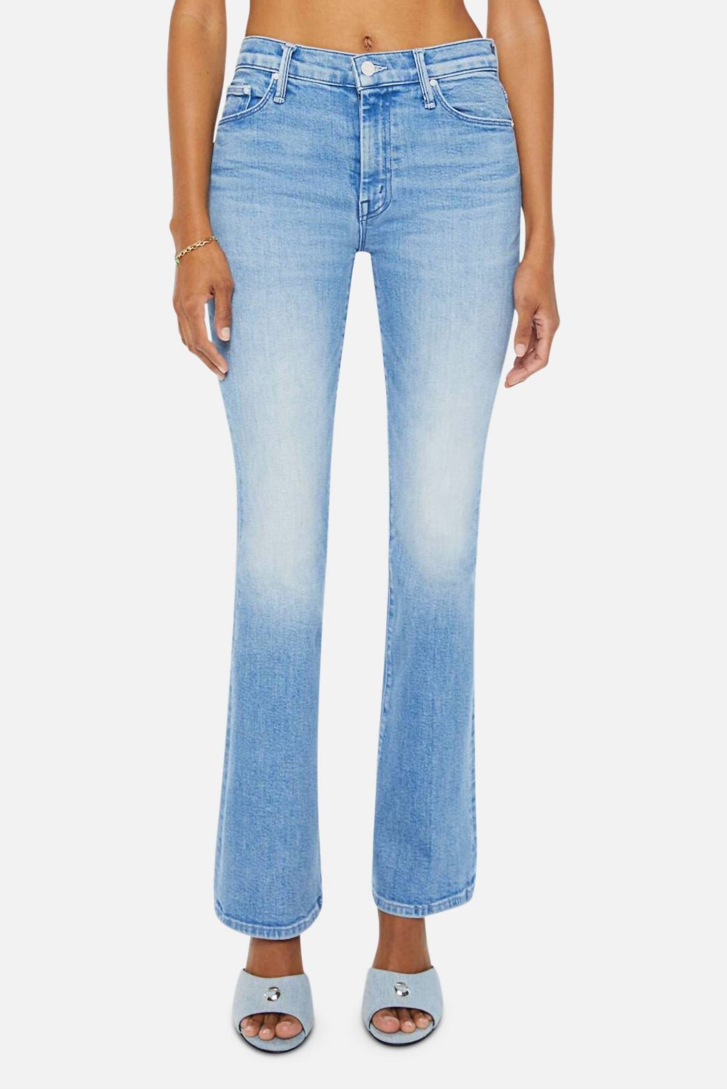Mother - Weekender Mid Rise Flare Jeans