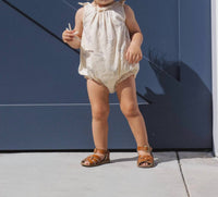 Rylee + Cru - Girl's Shoulder Tie Bubble Onesie