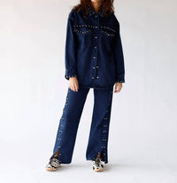 Moon River - Studded + Stunning Denim Pants