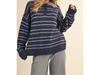 Klesis - Stripe Collar Sweater