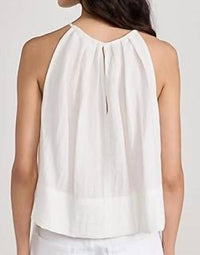 A.L.C. Caroline Sleeveless Top in ivory 1 - women's blouse - detail view
