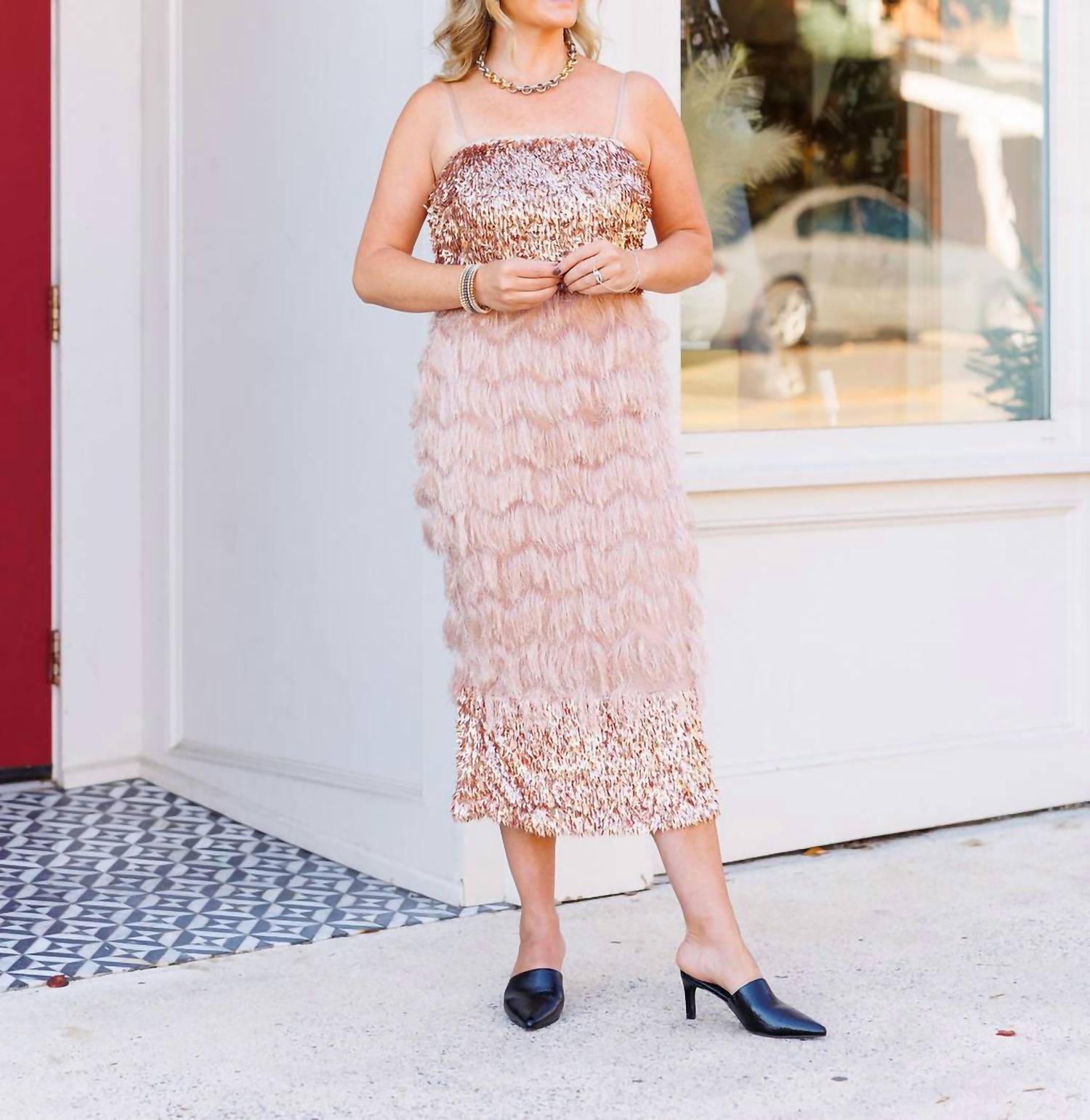 Ciebon - Dreams Sequin Fringe Dress