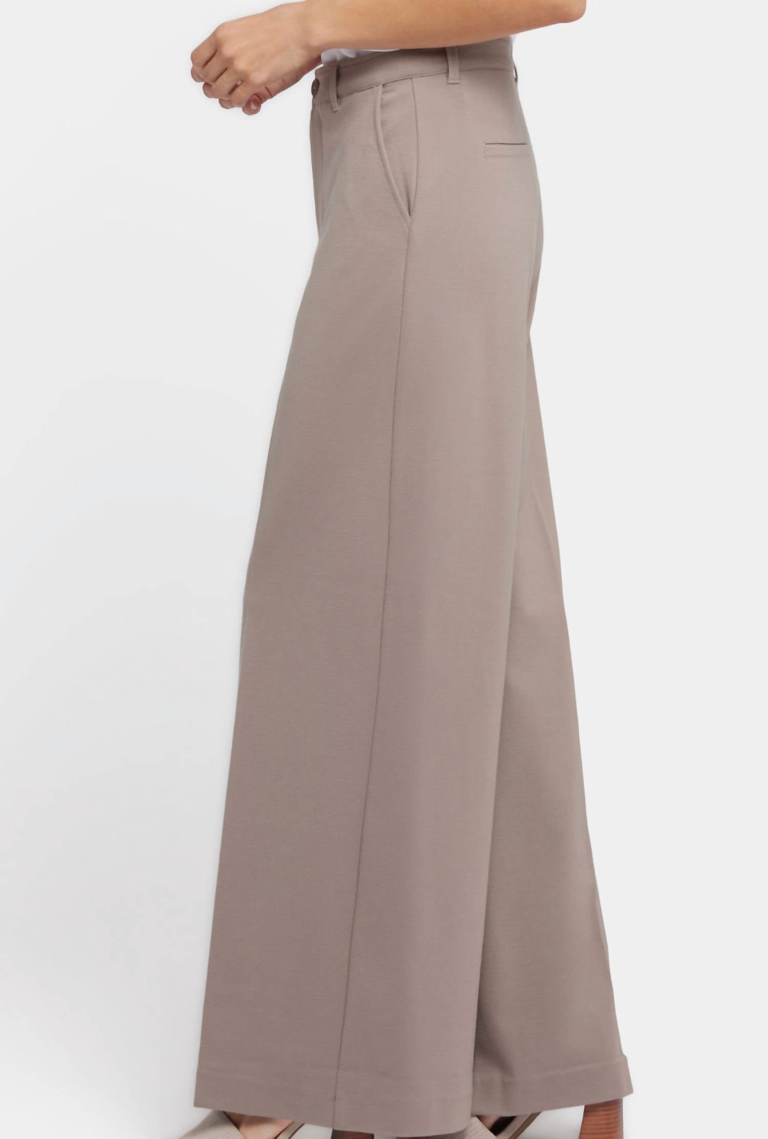 NYDJ Whitney Wide Leg Pants in saddlewood - women's pants - alternate view