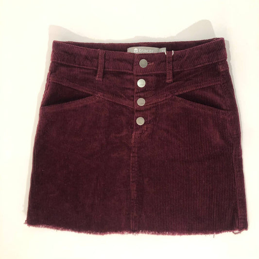 Girl's Yoke Corduroy Skirt