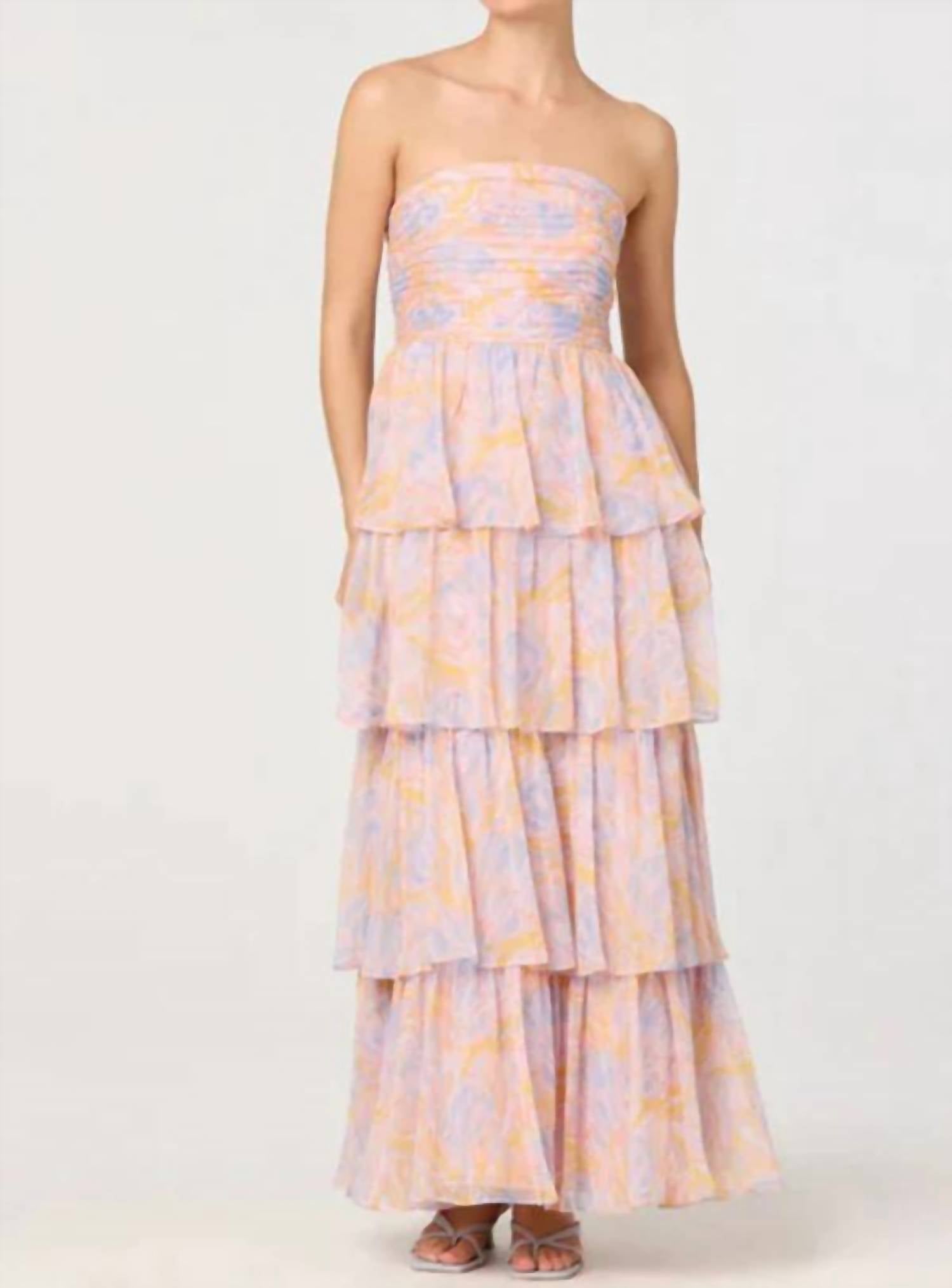 Astr - Anisha Tiered Maxi Dress