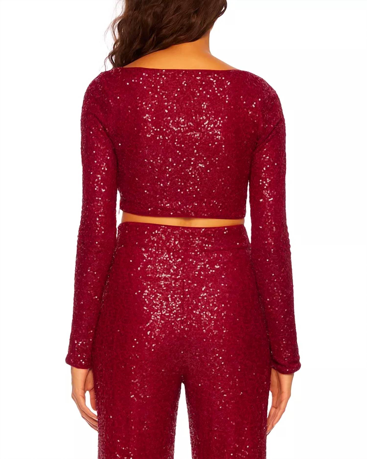 Sequin Square Top