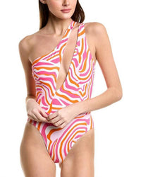 Solid & Striped - Issi One-Shoulder One Piece Cutout Swimsuit