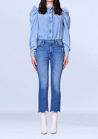 BLACK ORCHID Brooke Straight Crop Jean in new religion - women's jeans