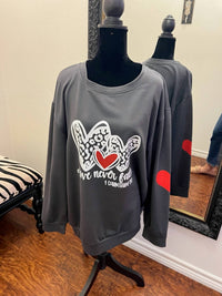 Unishe - Women's Love Never Fails Sweatshirt