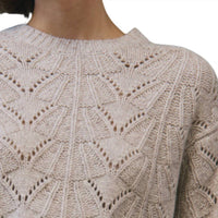 Autumn Cashmere - Boxy Stitch Tipped Crewneck Sweater