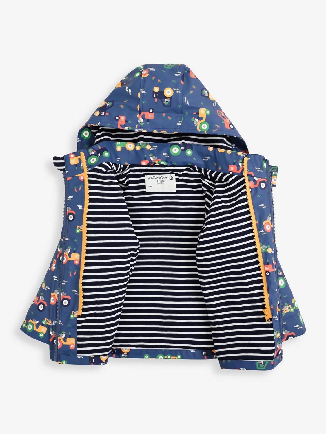 Jojo Maman Bebe - 3 In 1 Tractor Cozy Raincoat