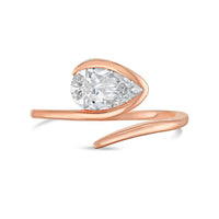 Diana M Jewels - Women's Pear Lab-Grown Diamond Fashion Ring (6.00 Ct) - Elegant