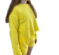 Flowers By Zoe - Girls Cropped Sweatshirt