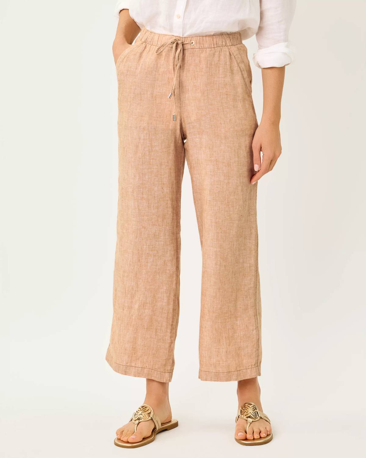 Lilly Pulitzer - Brawley Linen Crop Pants