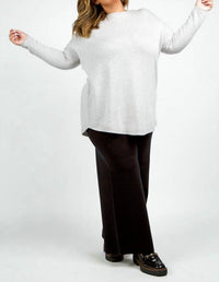 Bitte Kai Rand - Cocoon Wool Blend Oversize Blouse - Plus