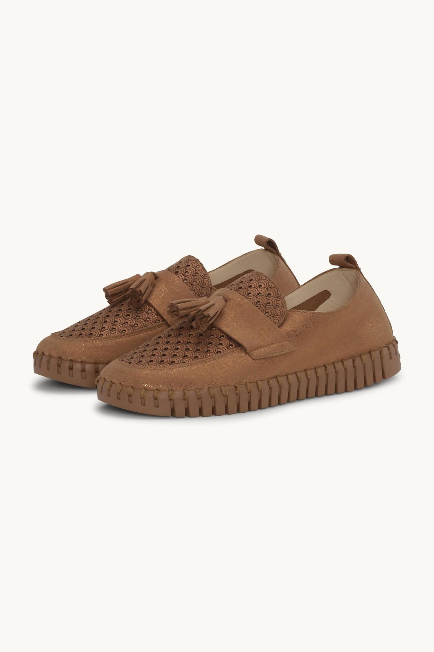 Ilse Jacobsen - Women's Tulip Loafer Tassel Sneakers