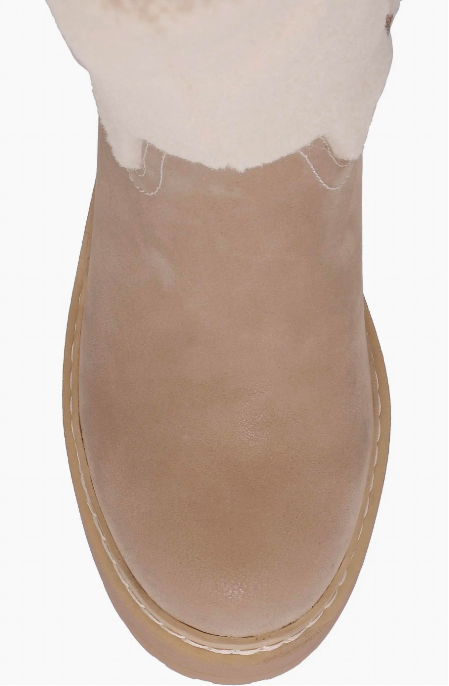 Mia Shoes - Women's Teirson Faux Shearling Platform Boot