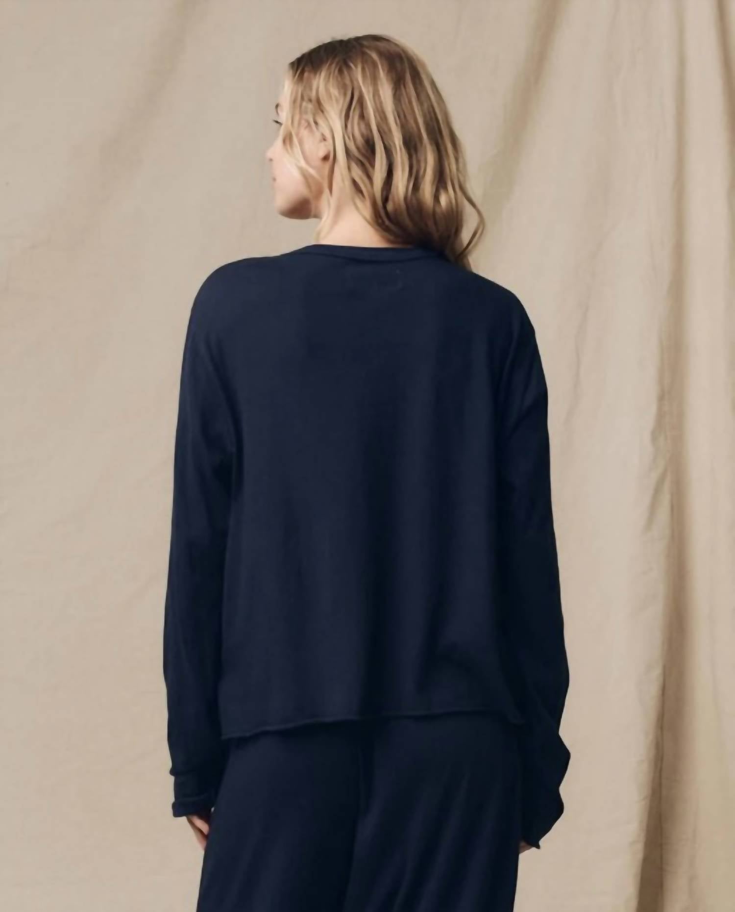 The Great. - Long Sleeve Crop Tee