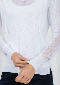 Elliott Lauren - Boardwalk Hoodie Sweater With Mesh Detail