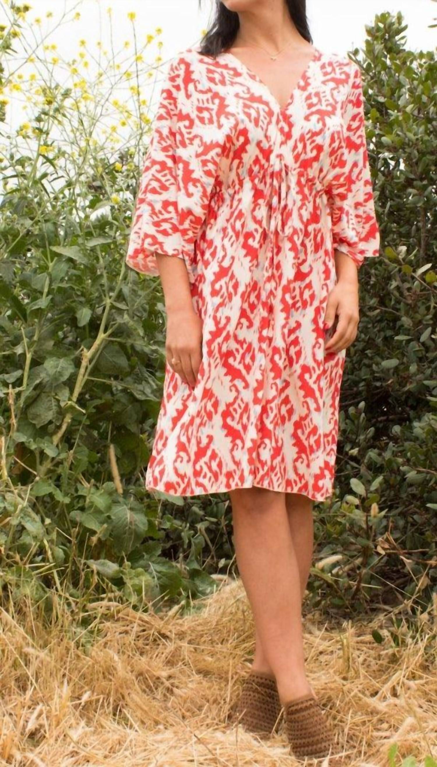 Gigi Moda - Corta Ikat Print Mini Dress