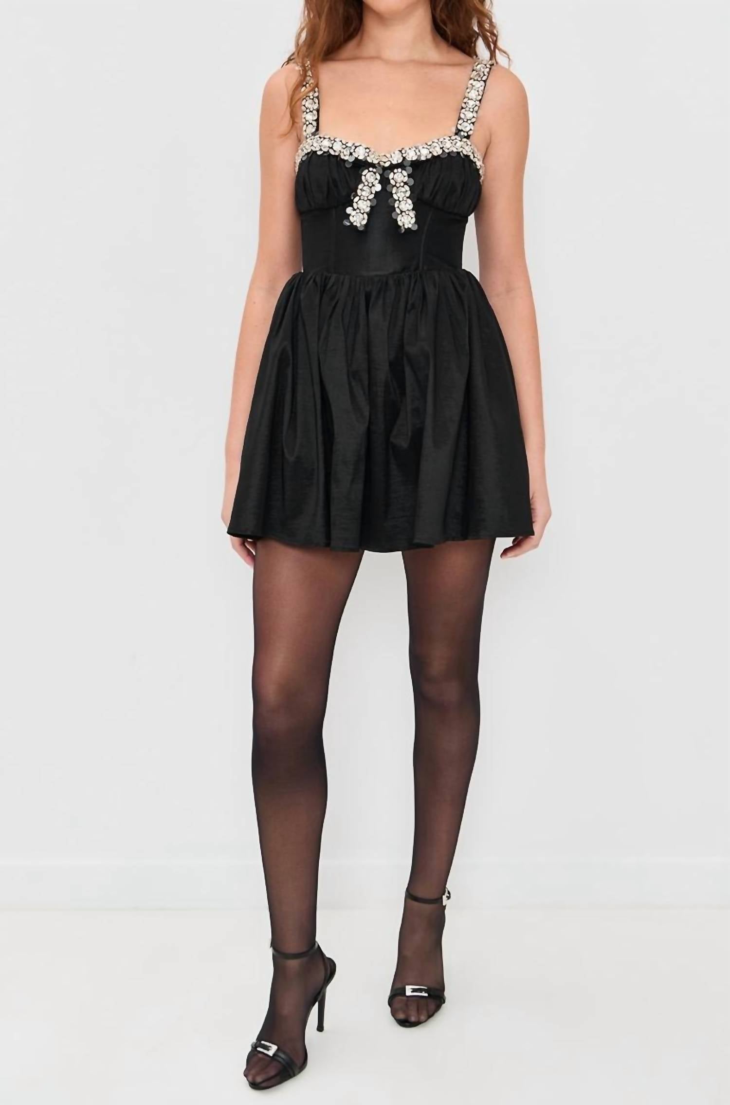For Love & Lemons - Emalie Taffeta Mini Dress