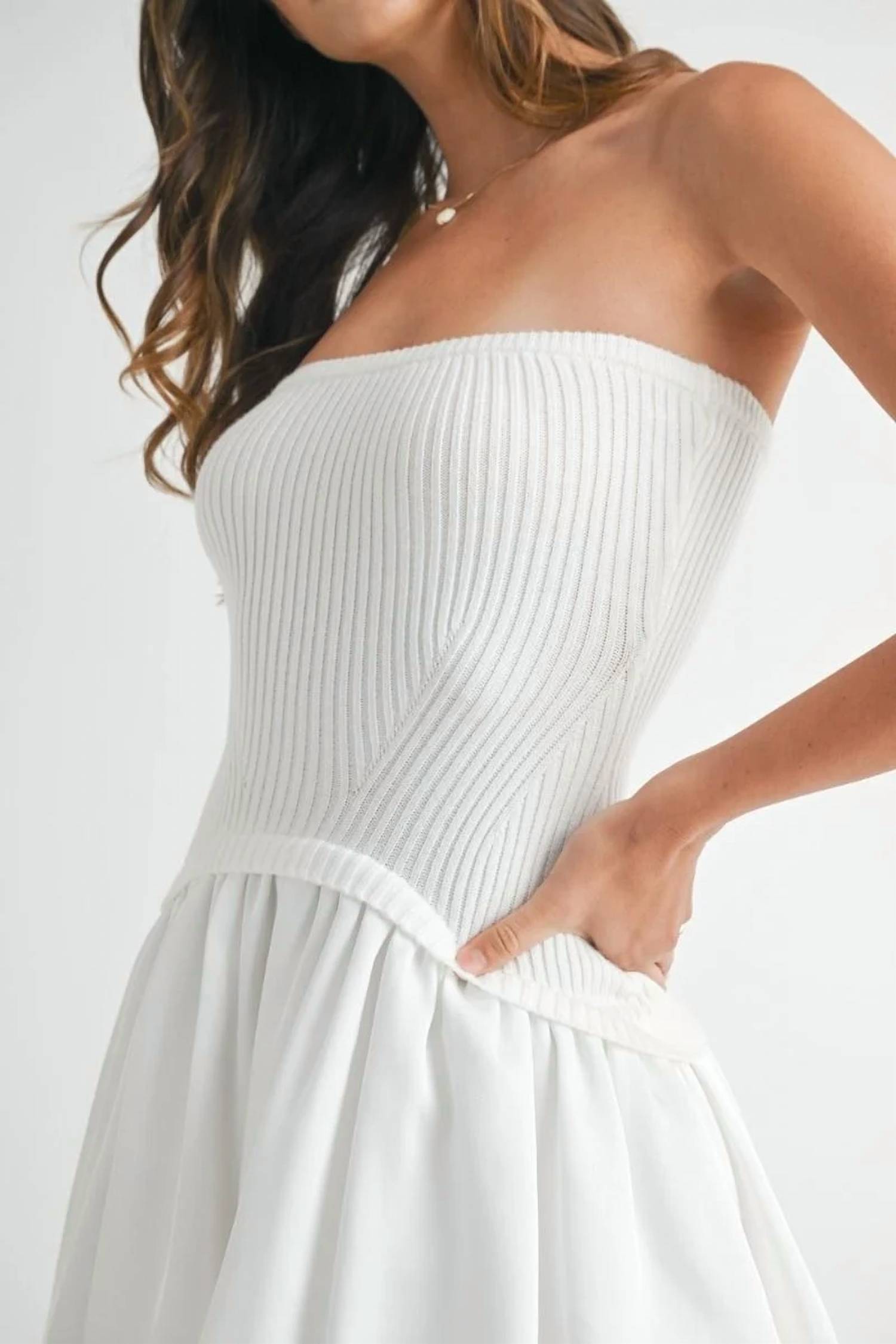 Mable - Emma Strapless Mini Dress