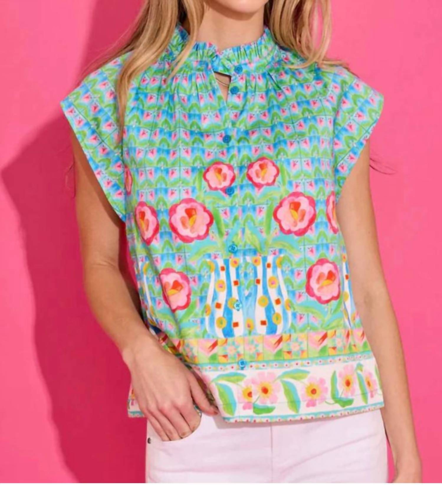 Alden Adair - Birkin Ruffled Top
