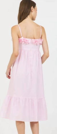 Stellah - Strappy Midi Pink Dress