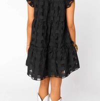 BUDDYLOVE Aubrey Mini Dress in black - women's dress - alternate view