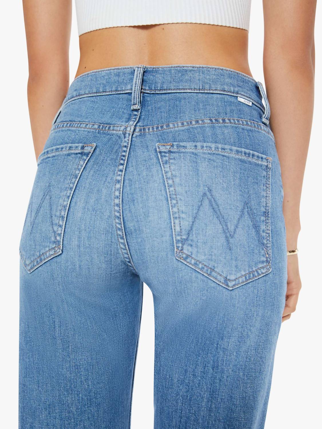 Mother - The Ditcher Zip Crop Jean