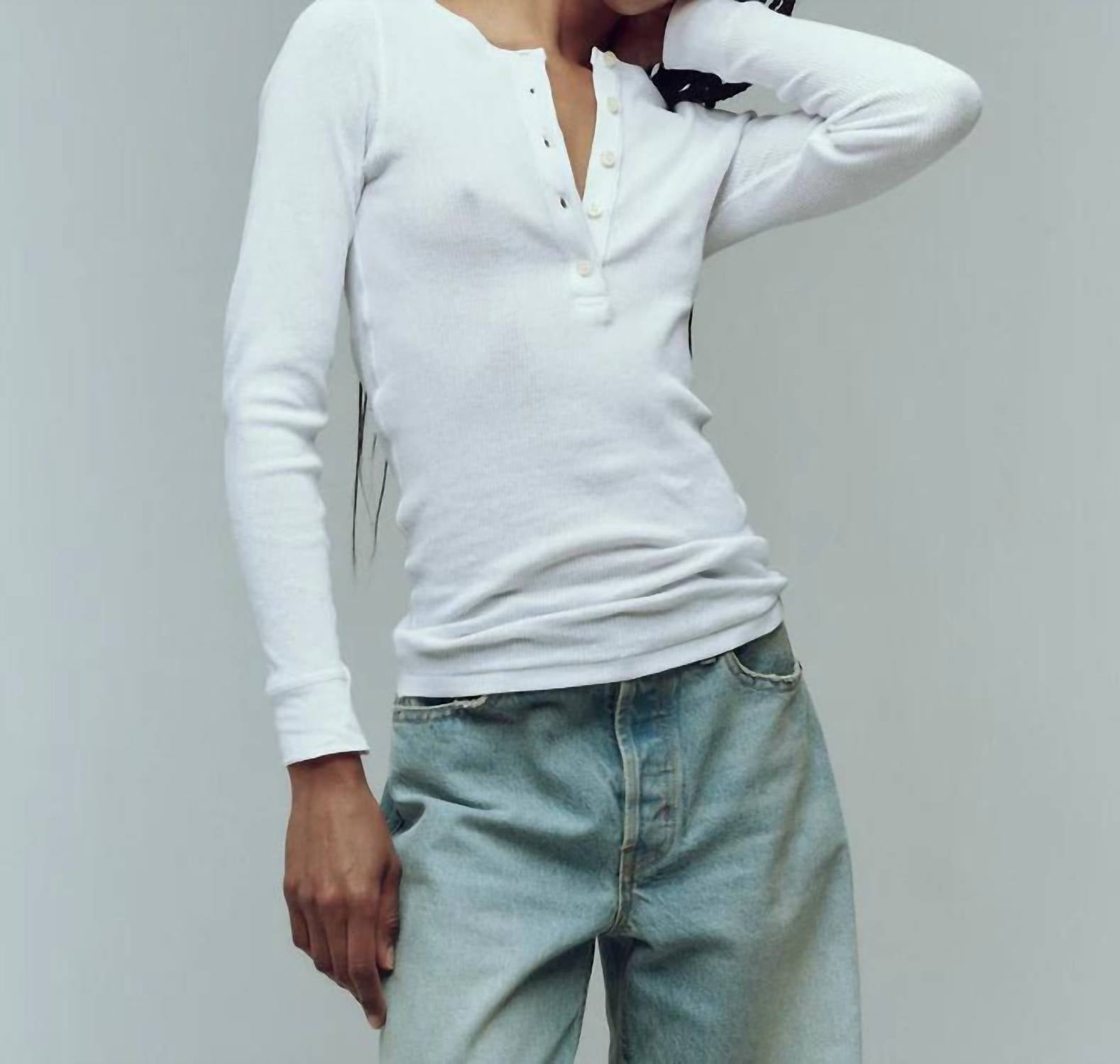 The Great. - Baby Rib Henley Top